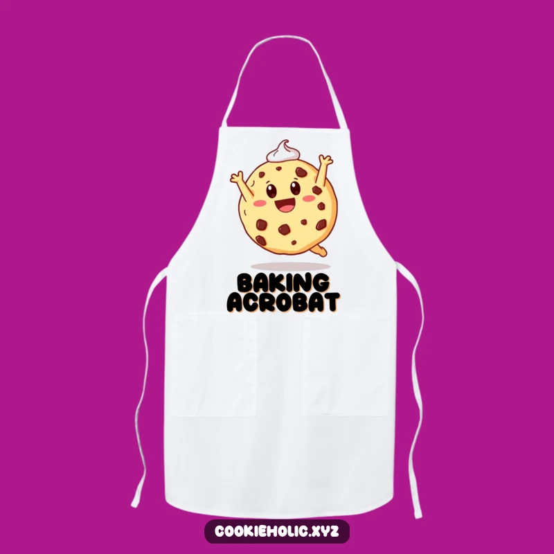 Funny Cookie Somersault Apron: Bake and Smile with This Hilarious Kitchenware