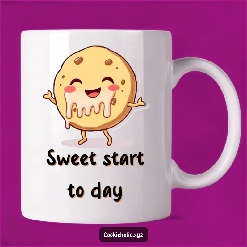 Funny Cookie Dancing Mug: Hilarious Dessert Lover Mug for a Sweet Treat