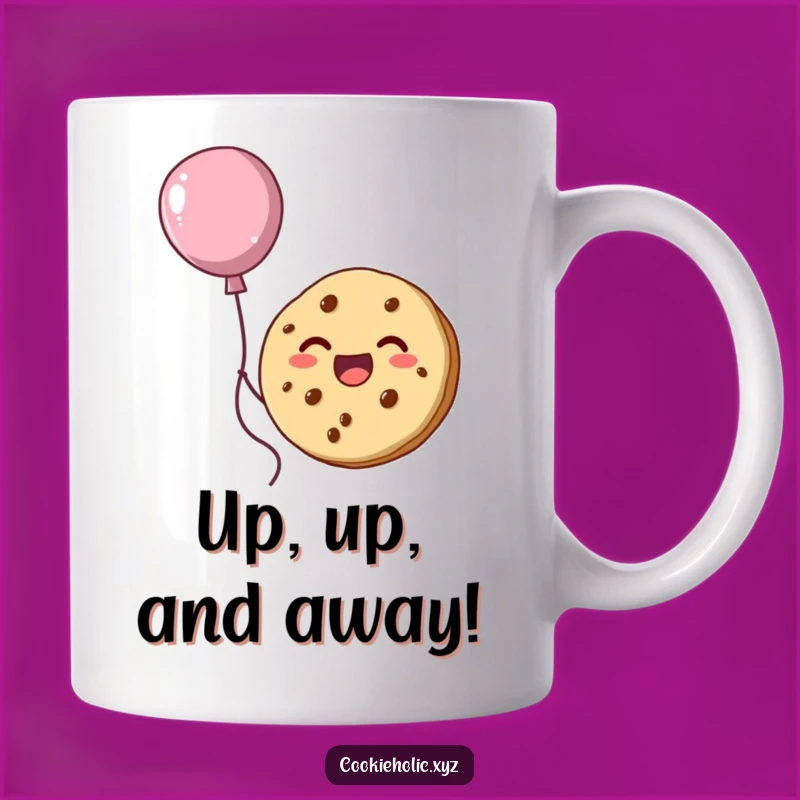 Funny Frosted Balloon Cookie Mug: Uplifting Sweetness as a Funny Gift