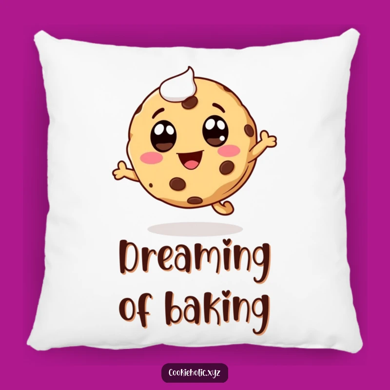 Cute Funny Cookie Pillow: Cozy Comfort with a Sweet Leap