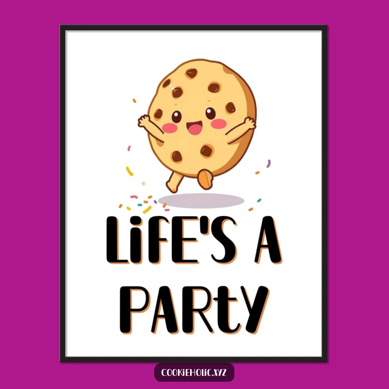 Funny Cookie Cartwheel Digital Art: Instant Giggles for Your Digital Space