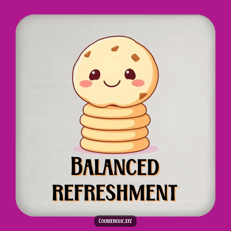 Funny Sugar Cookie Balance Coasters: Protect Surfaces with This Sweet Drinkware