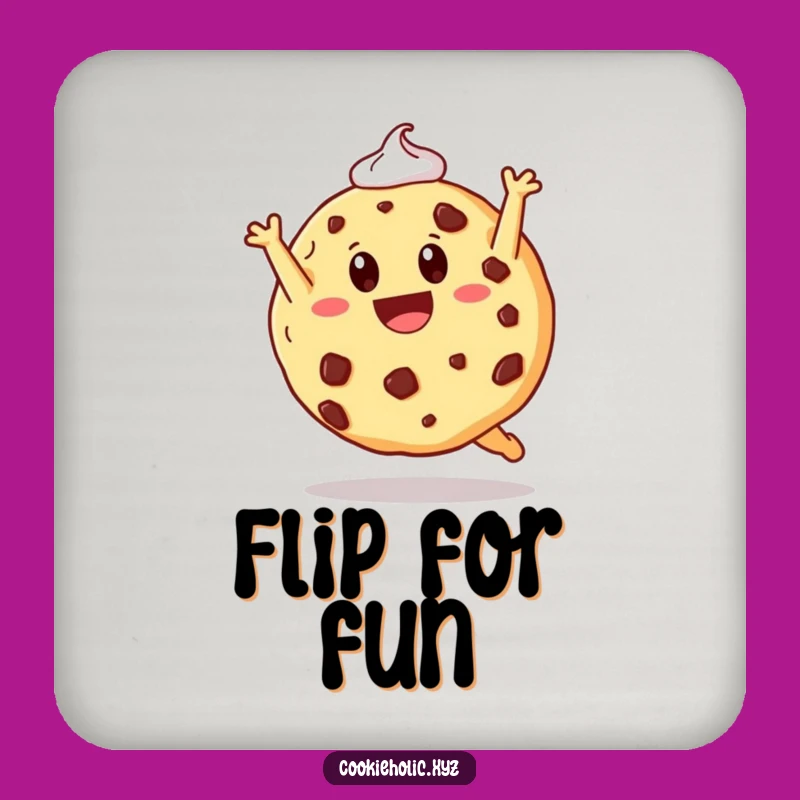 Funny Cookie Somersault Coasters: Protect Surfaces with This Sweet Drinkware