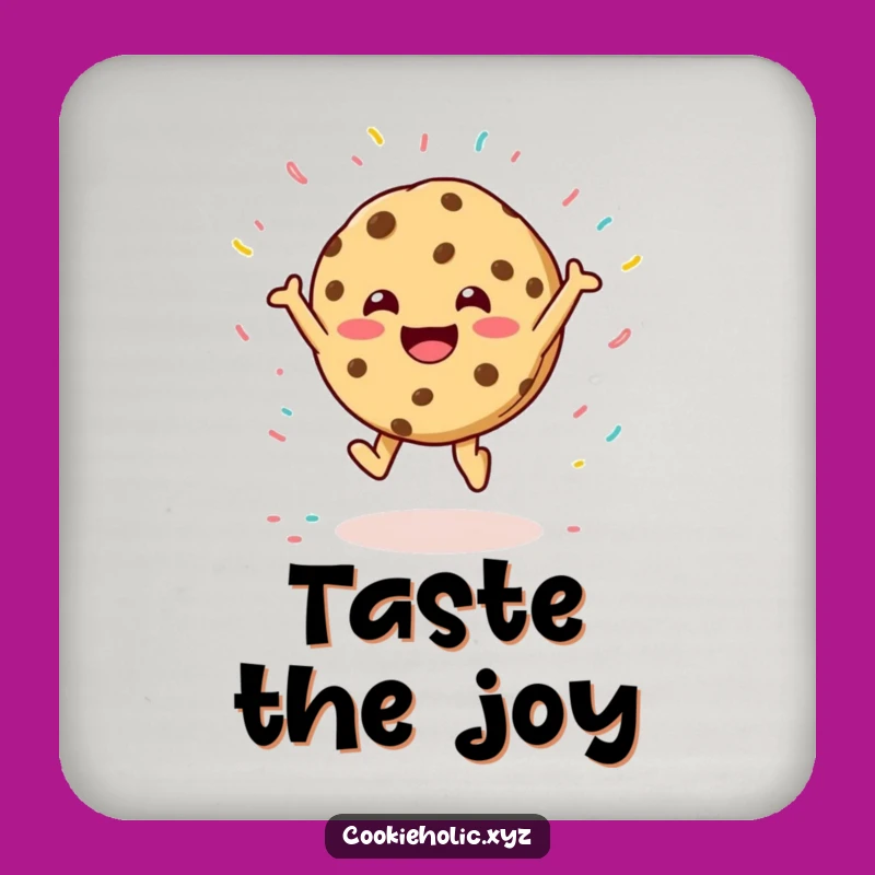 Funny Cookie Sprinkles Coaster Set: Protect Surfaces with Sweet Style Gift