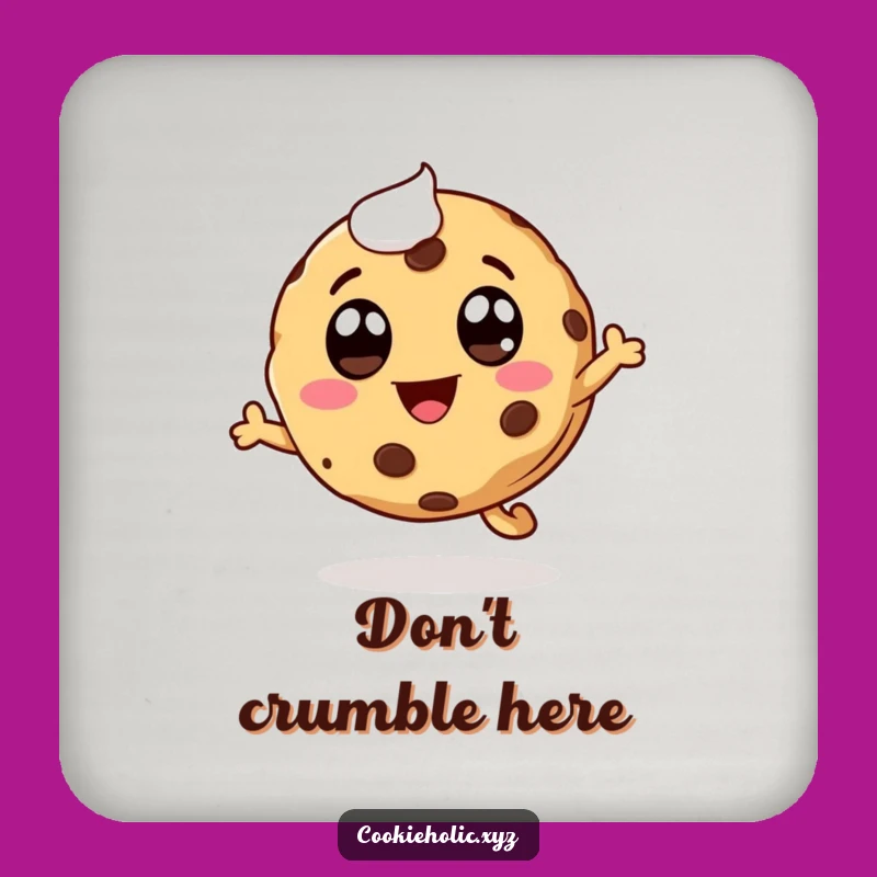 Funny Whimsical Cookie Drink Coasters: Sweet Protection for Surfaces