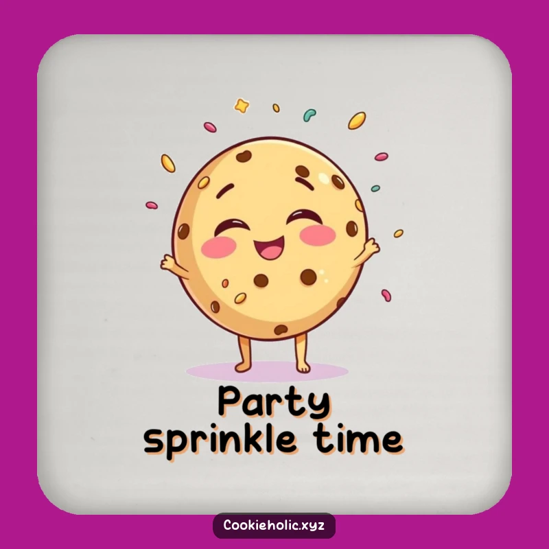 Funny Giggling Cookie Drink Coasters: Joyful Protection for Surfaces