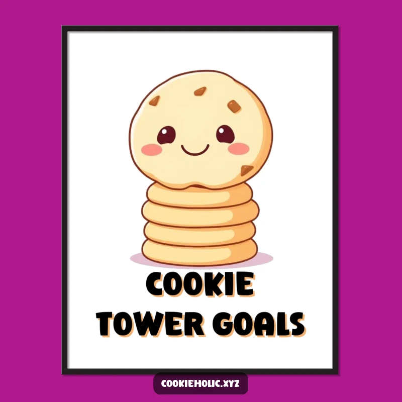 Funny Sugar Cookie Balance Poster: Decorate Your Walls with This Sweet Art