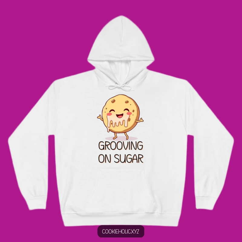 Funny Cookie Hoodie: Cozy Dancing Dessert Apparel for Sweet Comfort