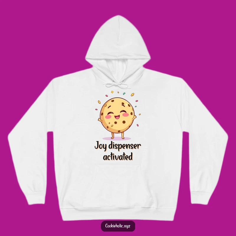 Cozy Funny Giggling Cookie Hoodie: Juggling Comfort and Happiness