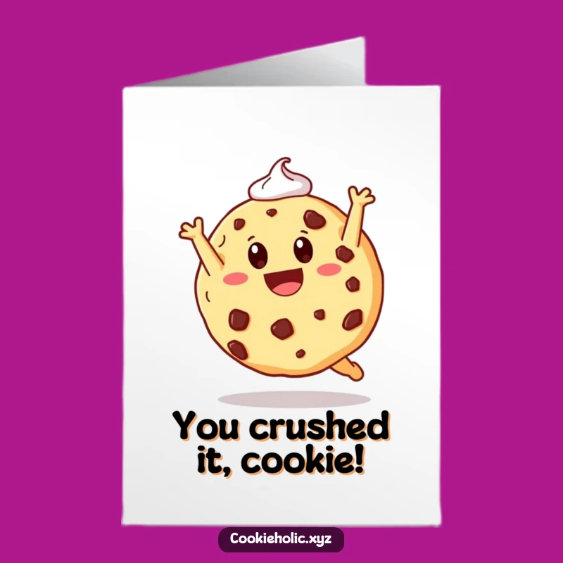 Free Printable Congrats Card: Cookie Flip Celebration Gift