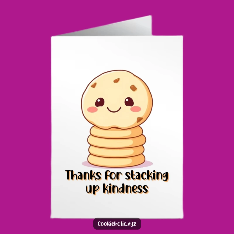 Free Printable Thank You Card: Cookie Balance Appreciation Gift
