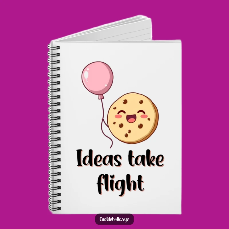 Funny Cookie Balloon Notebook: Capture High-Flying Ideas Gift
