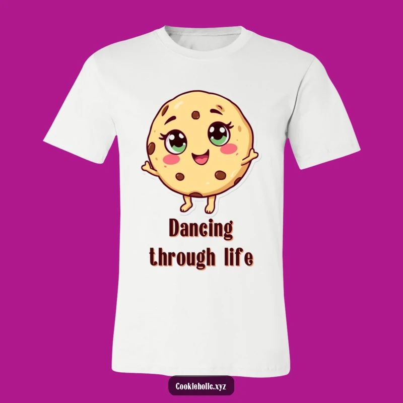Funny Dancing Cookie T-Shirt: Show Off Your Moves with This Cheerful Cookie Tee
