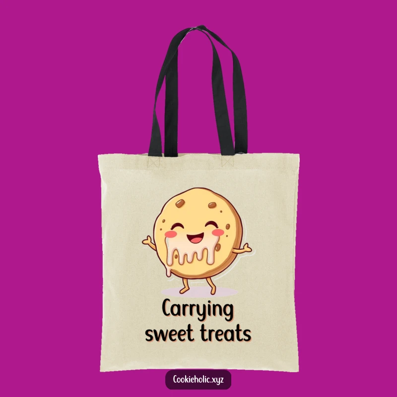 Funny Cookie Tote Bag: Hilarious Dancing Dessert Bag for Sweet Errands