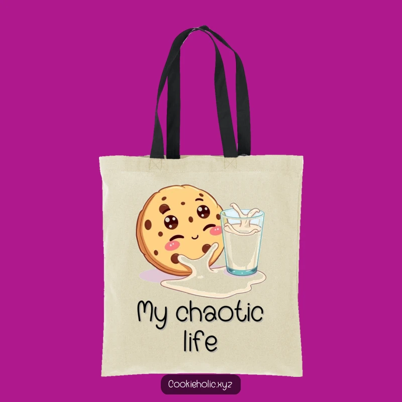 Funny Cookie Tote Bag: Hilarious Winking Dessert Bag for Playful Outings